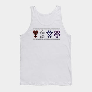 All Kingdom Hearts Enemies Unite! (With Quote) Tank Top